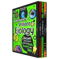 Coperta cărții DK Seriously Brilliant Biology 3 Books Box Set and 1 Poster, Steve Mould