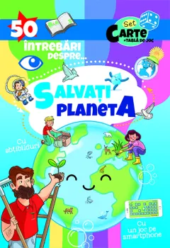 Coperta cărții 50 intrebari despre... Salvati planeta