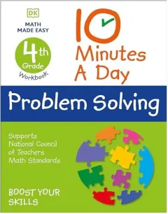 Coperta cărții 10 Minutes a Day Problem Solving, 4th Grade, DK Publishing
