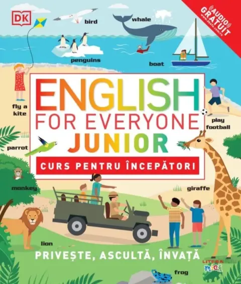 Coperta cărții English for Everyone Junior. Curs pentru incepatori