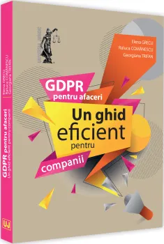 Coperta cărții GDPR pentru afaceri. Un ghid eficient pentru companii