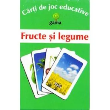 Coperta cărții Carti de joc educative - Fructe si legume