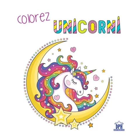 Coperta cărții Colorez unicorni