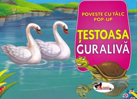 Coperta cărții Carte pop-up. Testoasa guraliva