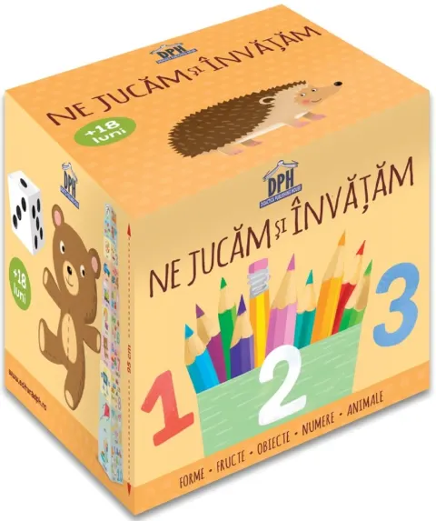 Coperta cărții Ne jucam si invatam. Forme, fructe, obiecte, numere, animale