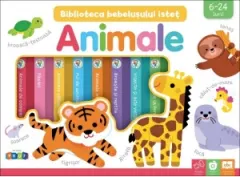 Coperta cărții Animale. Biblioteca bebelusului istet - set 8 carti