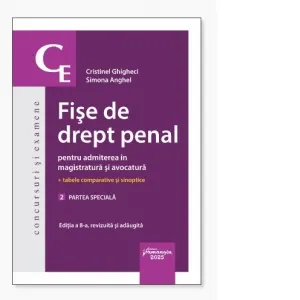 Coperta cărții Fise de drept penal pentru admiterea in magistratura si avocatura. Volumul 2. Partea speciala. Editia a 8-a