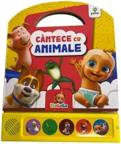Coperta cărții Cantece cu animale