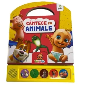 Coperta cărții Cantece cu animale