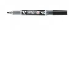 Coperta cărții Marker pentru tabla Pilot Vboard Master S, varf rotund, 1.3 mm, negru