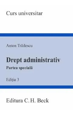 Coperta cărții Drept administrativ. Partea speciala Ed.3