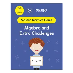 Coperta cărții Math - No Problem! Algebra and Extra Challenges, Grade 5 Ages 10-11