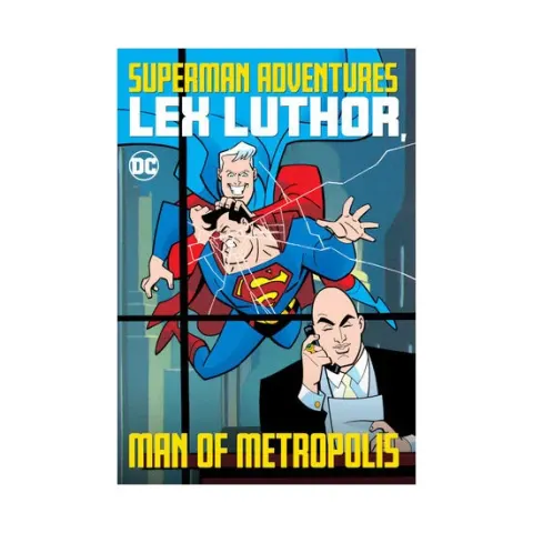 Coperta cărții Superman adventures: Lex Luthor, man of Metropolis