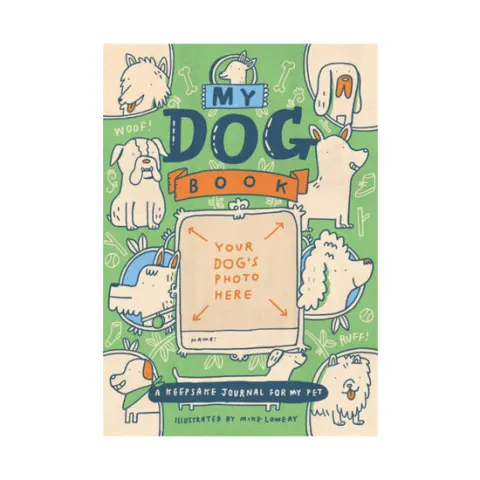 Coperta cărții My dog book: a keepsake journal for my pet