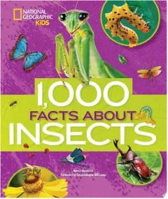 Coperta cărții 1,000 facts about insects