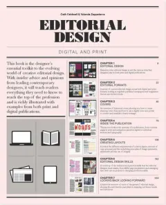 Coperta cărții Editorial design: digital and print