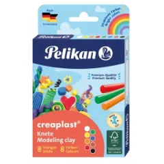 Coperta cărții Plastilina Creaplast®, set 8 culori