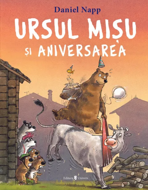 Coperta cărții Ursul Mișu și aniversarea