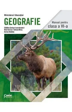 Coperta cărții Geografie - Clasa 6 - Manual - Catalina Serban, Dorina Nedelea, Nela Burcea, Mirea Simona