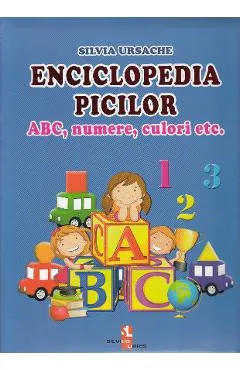 Coperta cărții Enciclopedia picilor: ABC, numere, culori
