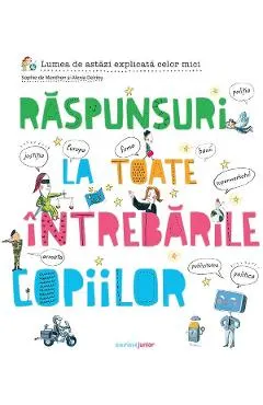 Coperta cărții Raspunsuri la toate intrebarile copiilor - Sophie De Menthon, Alexia Delrieu