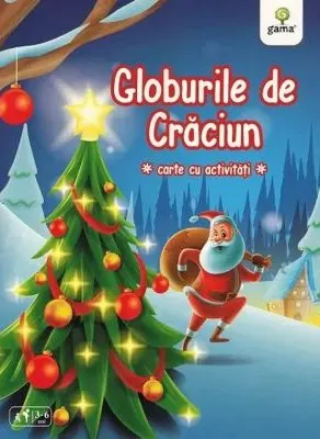 Coperta cărții Globurile de Craciun. Carte cu activitati