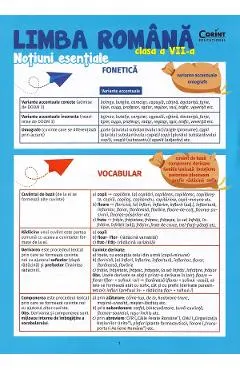 Coperta cărții Limba romana - Clasa 7 - Notiuni esentiale