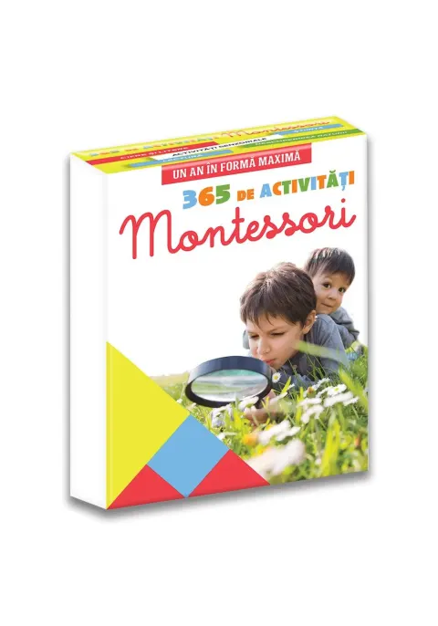 Coperta cărții Un an in forma maxima: 365 de activitati Montessori