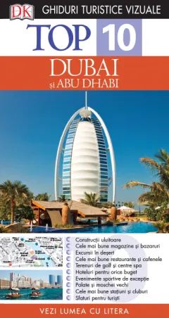 Coperta cărții Top 10. Dubai și Abu Dhabi. Ghiduri turistice vizuale