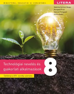 Coperta cărții Educație tehnologică și aplicații practice. Manual în limba maghiară. Clasa a VIII-a