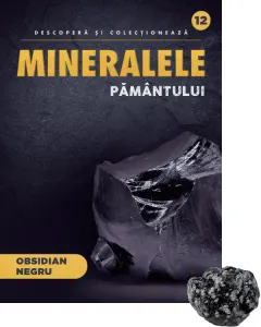Coperta cărții Obsidian negru. Volumul 12. Mineralele Pamantului