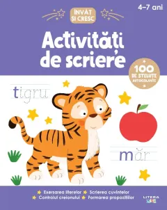 Coperta cărții Învăț și cresc. Activități de scriere