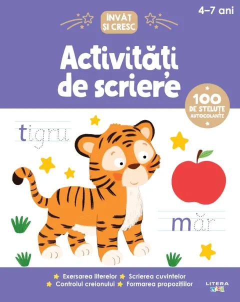 Coperta cărții Învăț și cresc. Activități de scriere