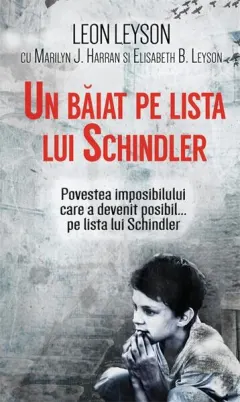 Coperta cărții Un băiat pe lista lui Schindler