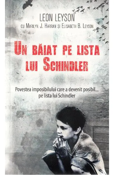 Coperta cărții Un băiat pe lista lui Schindler