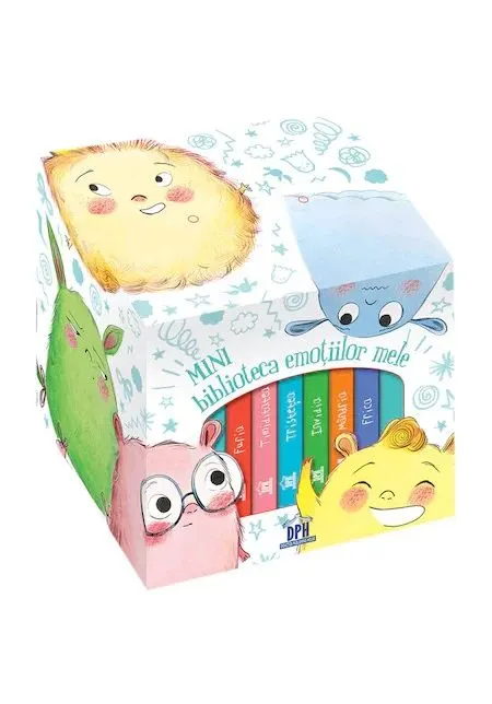 Coperta cărții Mini Biblioteca emotiilor mele. Cutie cu 6 carticele