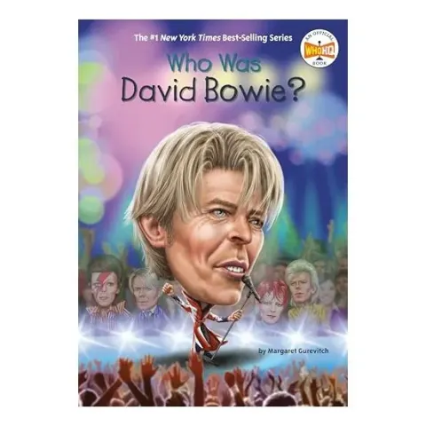 Coperta cărții Who Was David Bowie?, Margaret Gurevich, Who HQ, Andrew Thomson