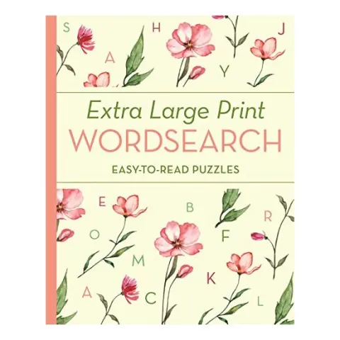 Coperta cărții EXTRA LARGE PRINT WORDSEARCH, Eric Saunders