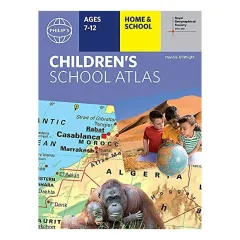 Coperta cărții Philip's RGS Children's School Atlas, David Wright, Jill Wright