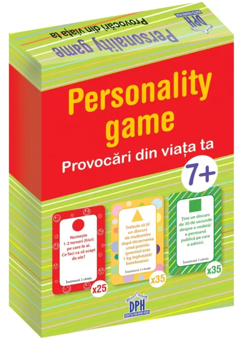 Coperta cărții Personality game