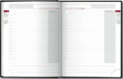 Coperta cărții Agenda Brunnen nedatată 14,5x20,6cm, Soft albastru