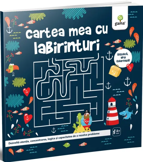 Coperta cărții Cartea mea cu labirinturi