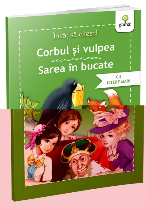 Coperta cărții Invat sa citesc! Corbul si vulpea. Sarea in bucate