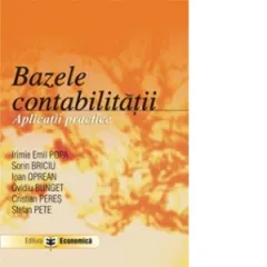 Coperta cărții Bazele contabilitatii. Aplicatii practice