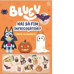 Coperta cărții Bluey. Hai sa fim infricosatori! Carte cu magneti