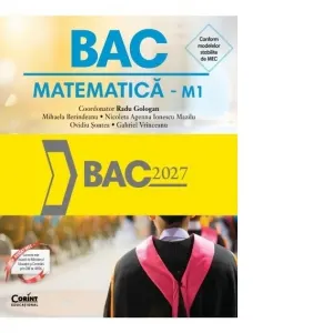 Coperta cărții Bacalaureat 2027. Matematica M1