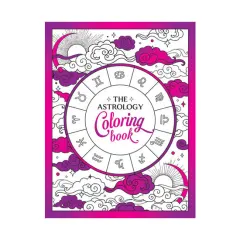 Coperta cărții The Astrology Coloring Book: A Cosmic Journey of Color and Creativity