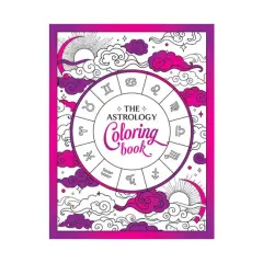 Coperta cărții The Astrology Coloring Book: A Cosmic Journey of Color and Creativity