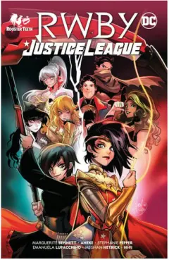 Coperta cărții RWBY/Justice League