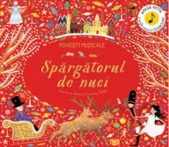 Coperta cărții Povești muzicale. Spărgătorul de nuci. Carte cu sunete